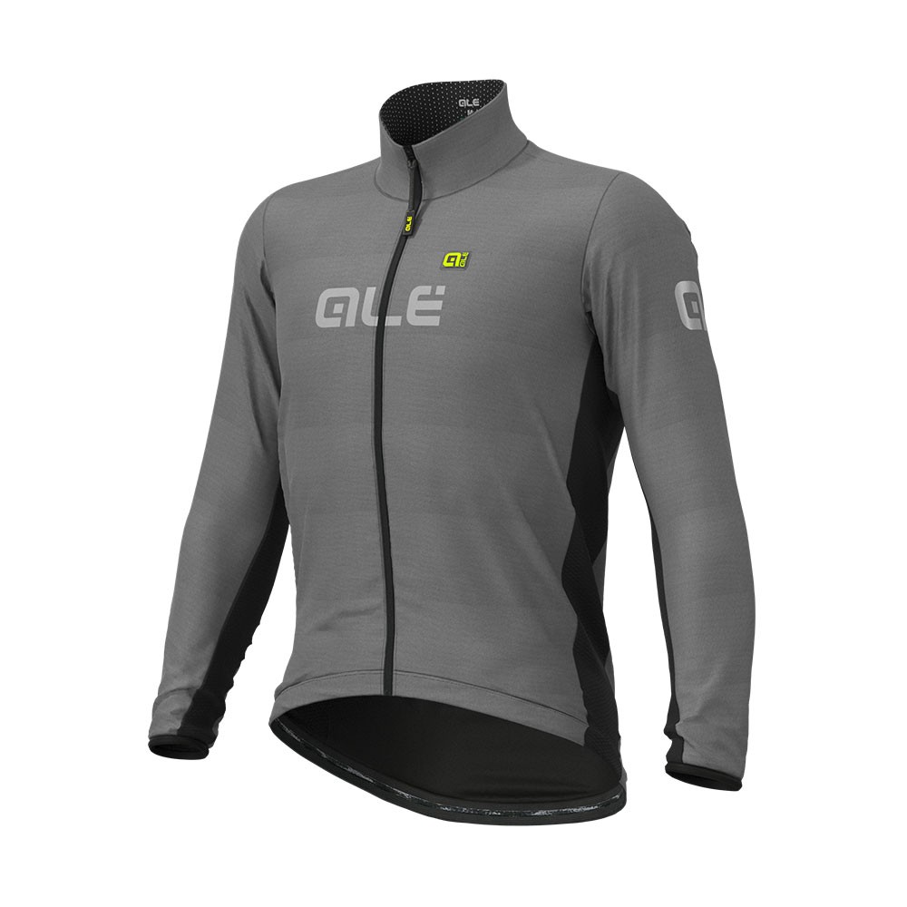 Image of Ale' Giacca Ciclismo Reflective Nero Uomo S