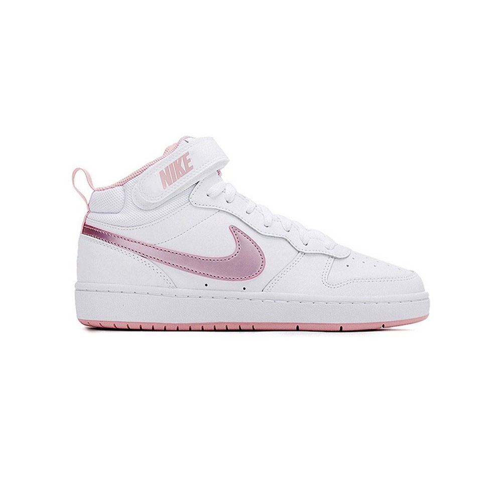Nike Sneakers Court Borough Mid 2 Gs Bianco Rosa Bambina - Acquista online  su Sportland