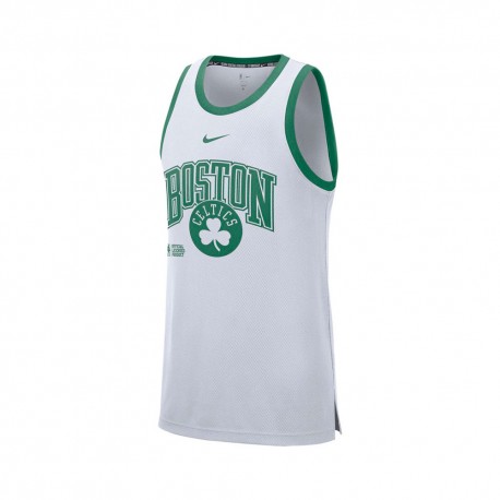 Nike Canotta Basket Nba Boston Dna Bianco Verde Uomo