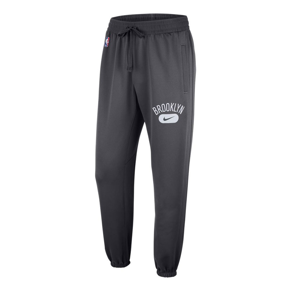 Nike Pantaloni Tuta Nba Brooklyn Spotlight Grigio Bianco Uomo XL