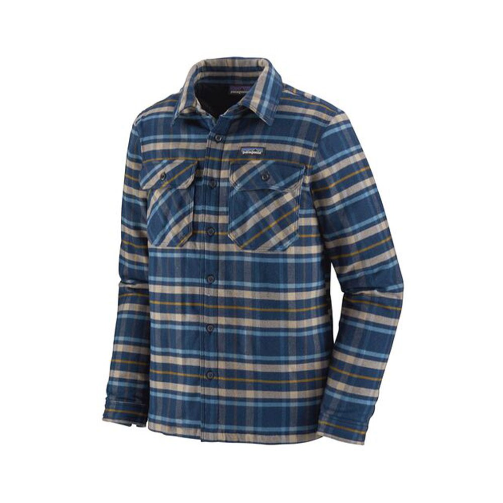 Image of Patagonia Camicia Trekking Insuleted Fjord Flannel Blu Uomo XL