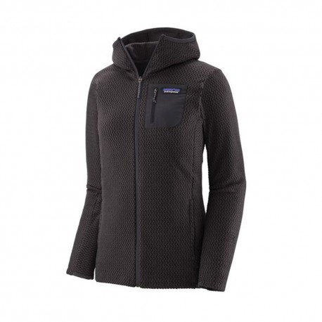 Patagonia Felpa In Pile R1 Air Full Zip Hoody Nero Donna
