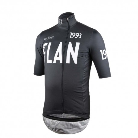 Flandres Love Giacca Ciclismo Vesta Manica Corta Nero Uomo