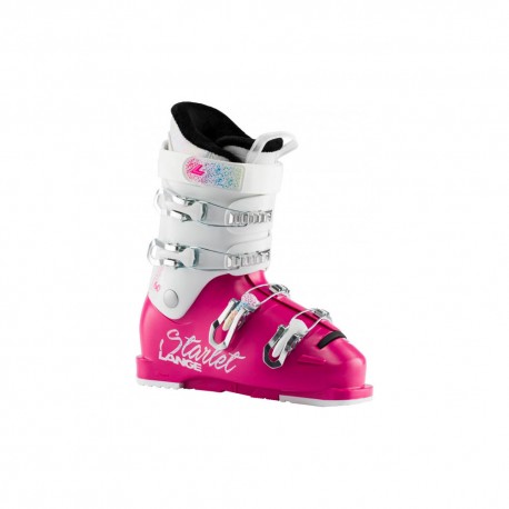 Lange Scarponi Da Sci Starlet 60 Magenta Bianco Bambina