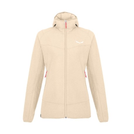 Salewa Felpa In Pile Nuvolo Oatmeal Melange Donna