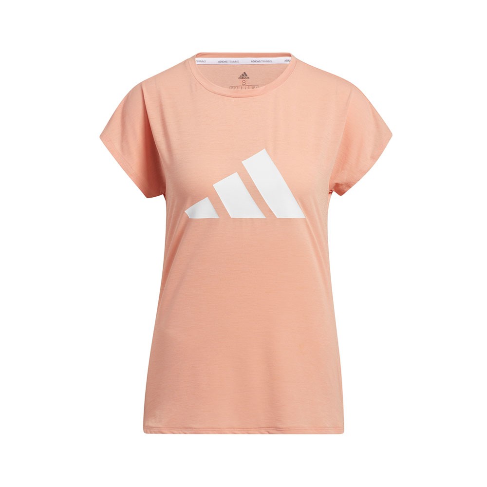 ADIDAS Maglietta Logo Rosa Donna XS