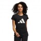 ADIDAS Maglietta Logo Nero Donna