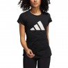 ADIDAS Maglietta Logo Nero Donna