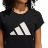 ADIDAS Maglietta Logo Nero Donna