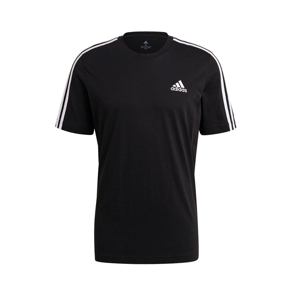 ADIDAS Maglietta Logo E Triband Nero Uomo XL