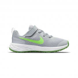 Nike Revolution 6 Psv Grigio Verde Bambino