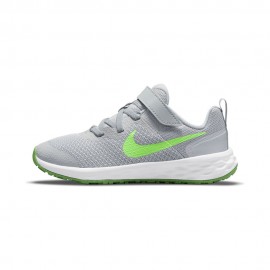 Nike Revolution 6 Psv Grigio Verde Bambino
