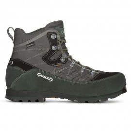 Aku Trekker Lite Iii Wide Gore-Tex Antracite Verde Uomo