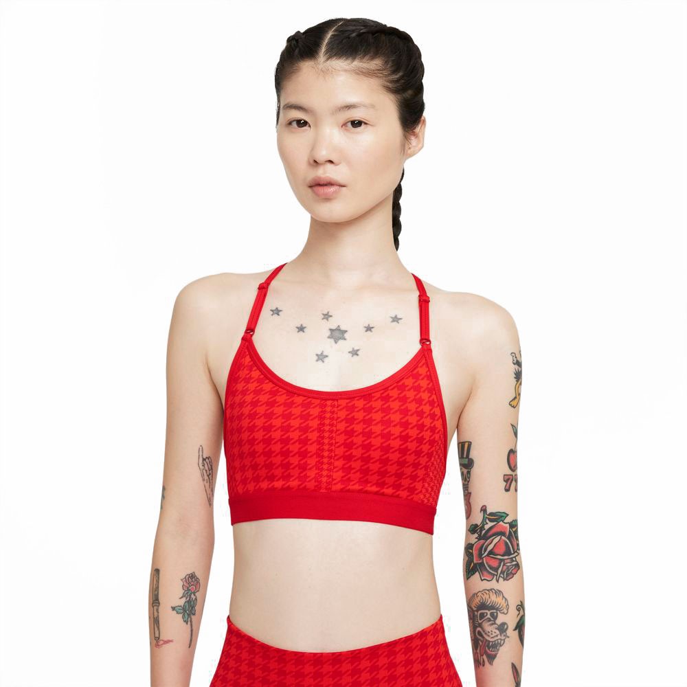 Image of Nike Reggiseno Icon Rosso Donna XS