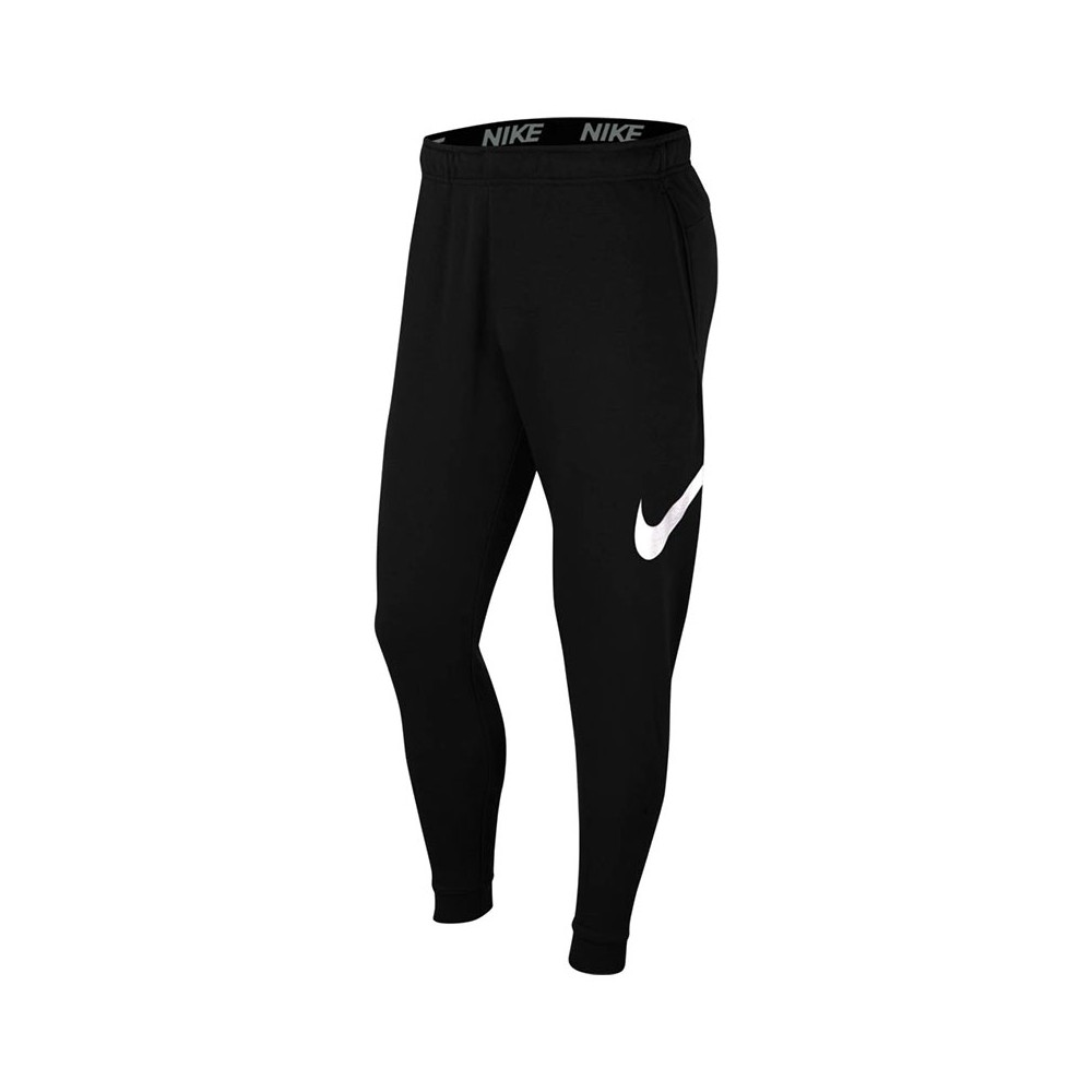 Nike Pantaloni Con Polsino Logo Nero Bianco Uomo XL