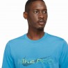 Nike Maglietta Pro Blu Uomo