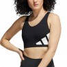 ADIDAS Reggiseno Apha High Support Nero Donna