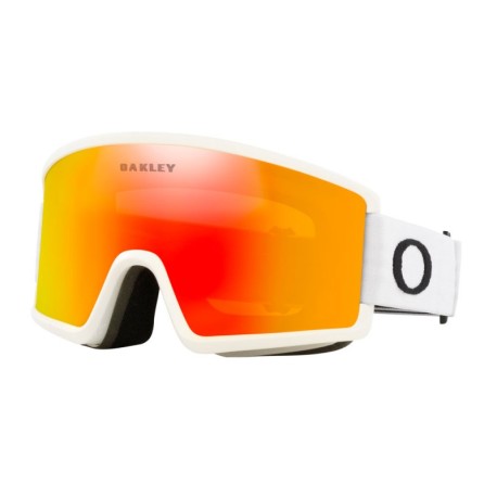 Oakley Maschera Sci Ridge Line L Bianco Opaco Fire Irid