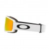 Oakley Maschera Sci Ridge Line L Bianco Opaco Fire Irid