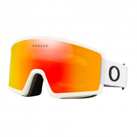 Oakley Maschera Sci Ridge Line M Bianco Opaco Fire Irid