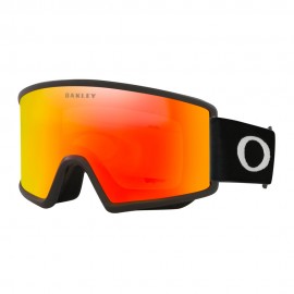 Oakley Maschera Sci Ridge Line M Nero Opaco Fire Irid