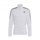 Adidas Giacca Running Marathon 3 Stripe Bianco Nero Uomo