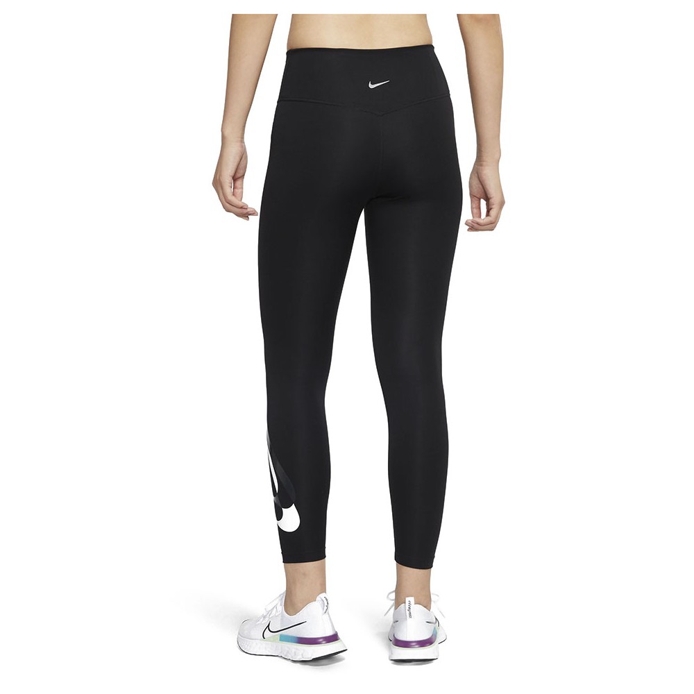 Nike Leggings Running 7/8 Swoosh Nero Bianco Donna - Acquista online su  Sportland