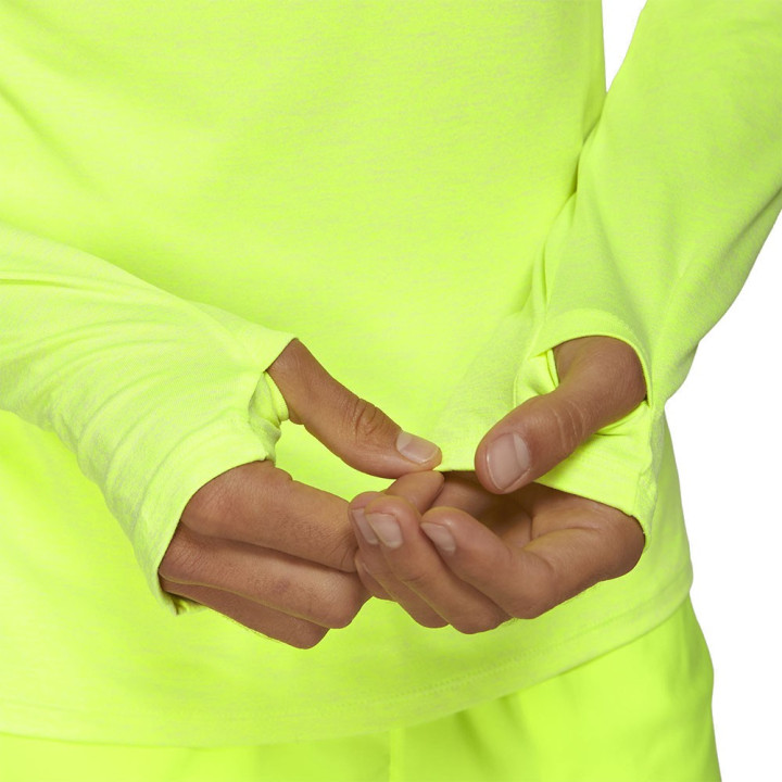 Nike Maglia Running Hzip Element Volt Bianco Uomo