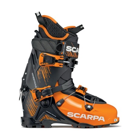 Scarpa Scarponi Sci Alpinismo Maestrale Arancio Nero Uomo