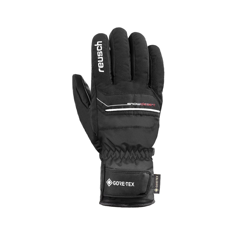 Reusch Guanti Sci Snow Desert Gore-Tex M Nero Bianco Uomo