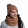 Buff Berretto Knitted Caryn Rosewood