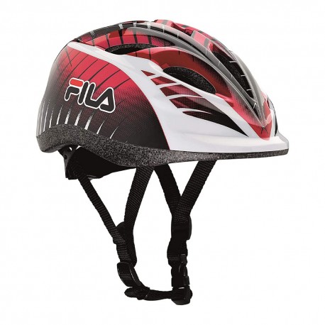 Fila Casco Helmet Nero Rosso Bambino