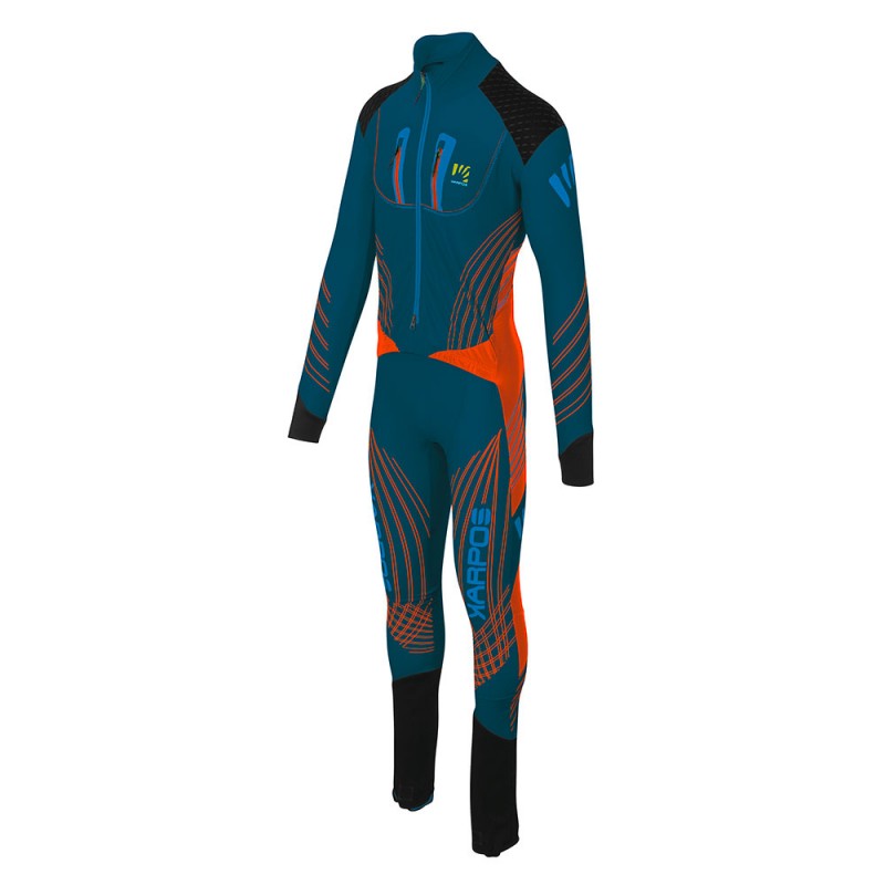 Karpos Tuta Sci Alpinismo Race Blu Arancione Uomo - Acquista online su  Sportland