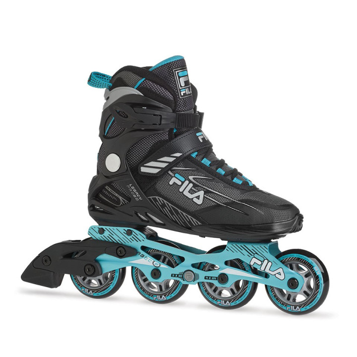 Fila Pattini In Linea Legact Pro 80 Nero Azzurro Donna
