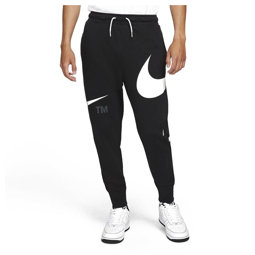 Nike Pantaloni Con Polsino Big Swoosh Nero Uomo - Acquista online su  Sportland