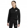 Nike Felpa Con Cappuccio Nero Bambina