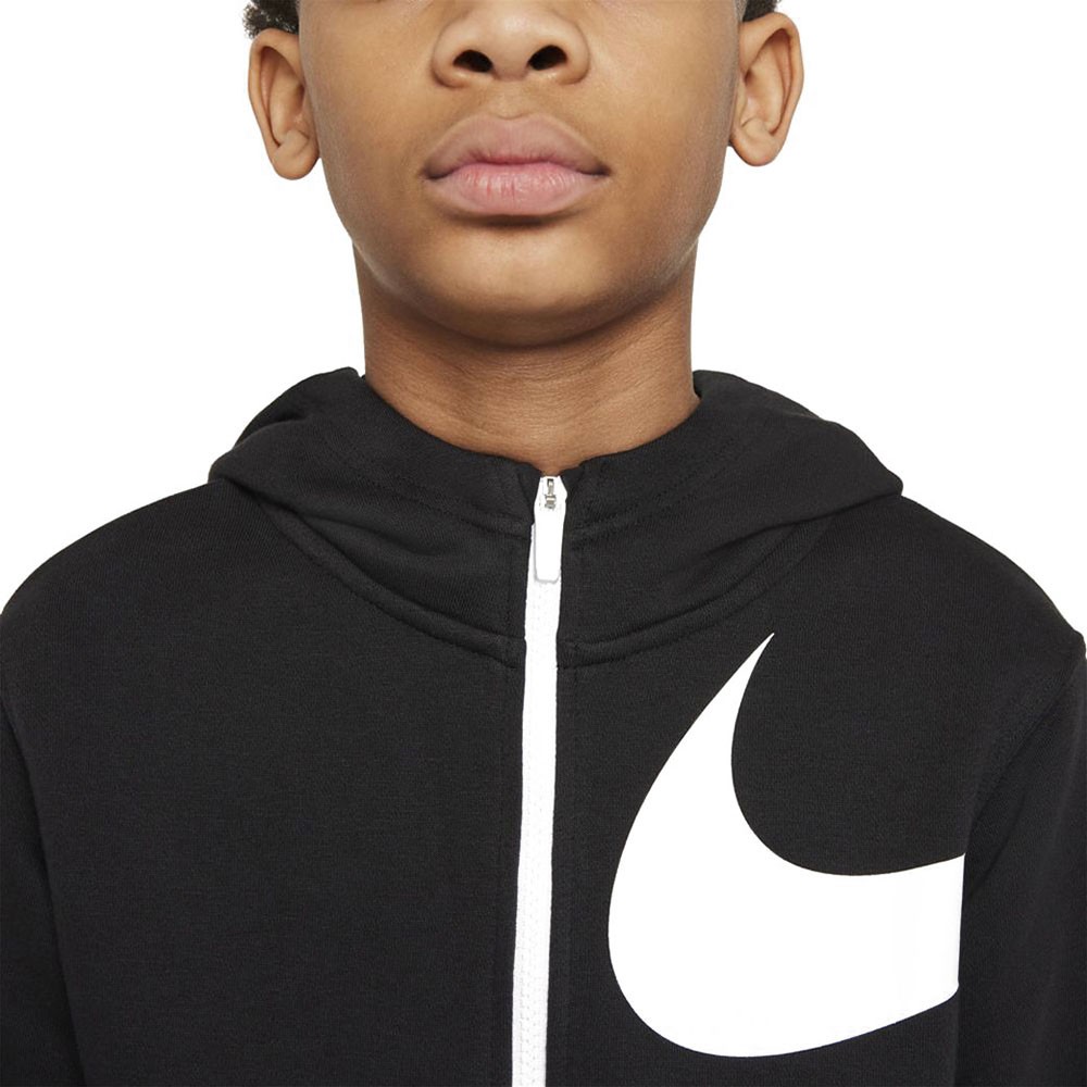 Nike Felpa Zip E Capp Swoosh Nero Ragazzo - Acquista online su Sportland