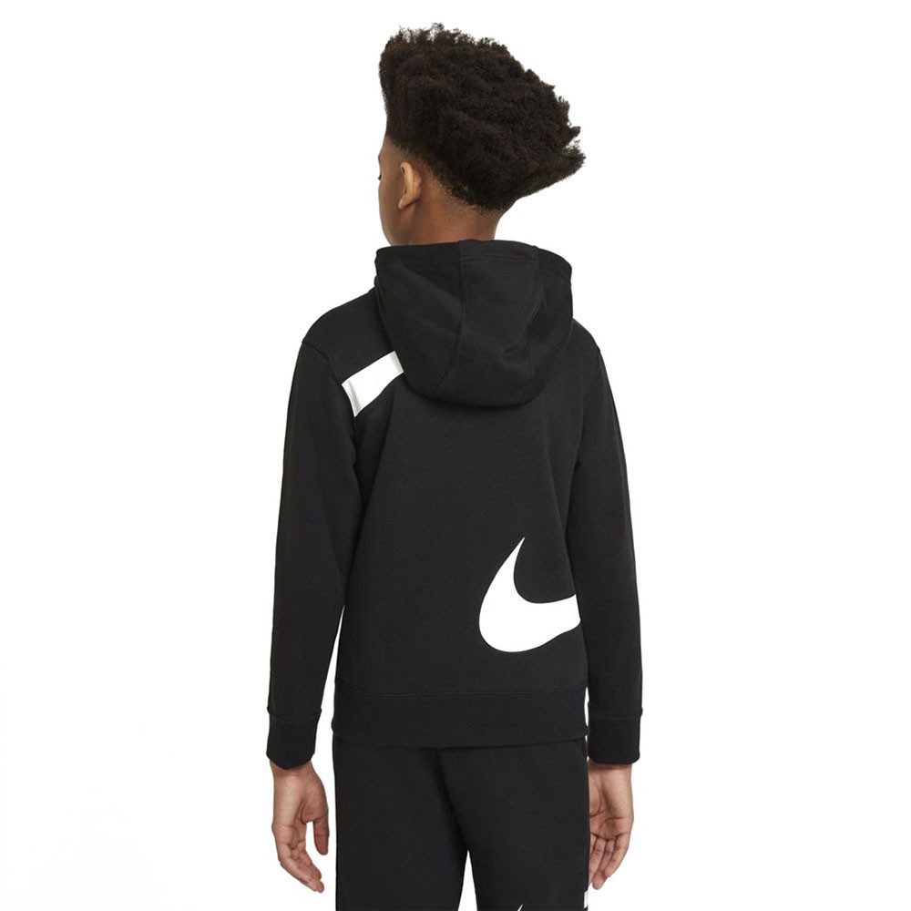 Nike Felpa Zip E Capp Swoosh Nero Ragazzo - Acquista online su Sportland