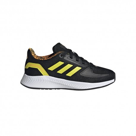 ADIDAS Runfacon 2.0 Messi Gs Nero Giallo - Sneakers Bambino