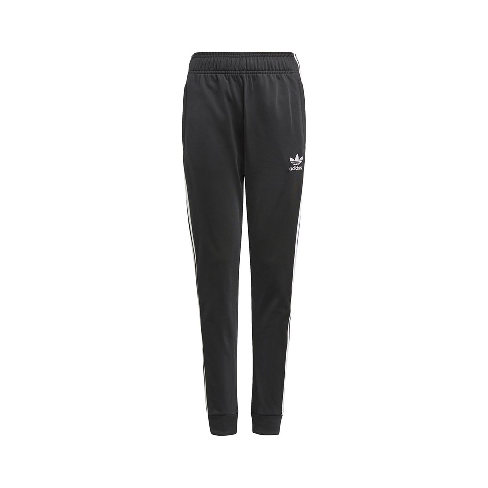 ADIDAS Originals Pantaloni Con Polsino Eco Nero Bambino 7-8 Anni