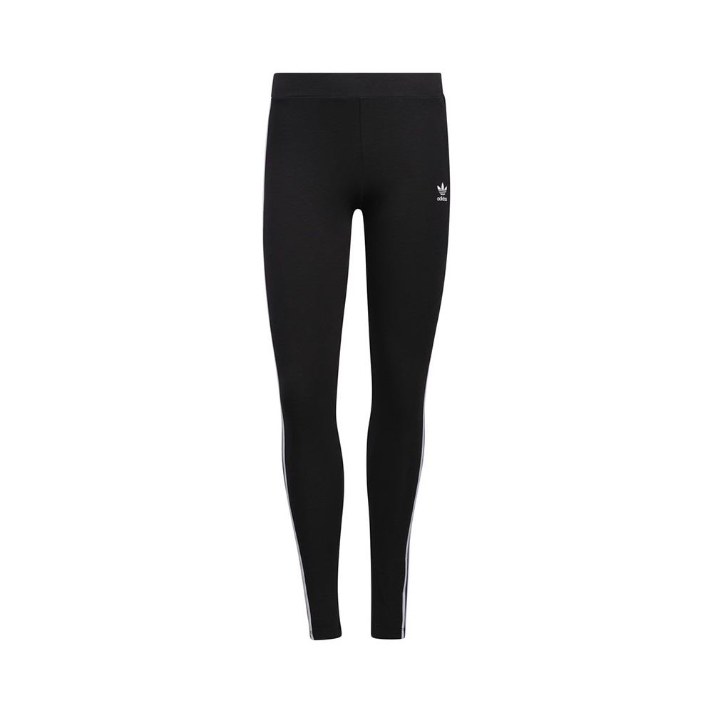 Adidas Originals leggings 3 stripes eco nero donna 40