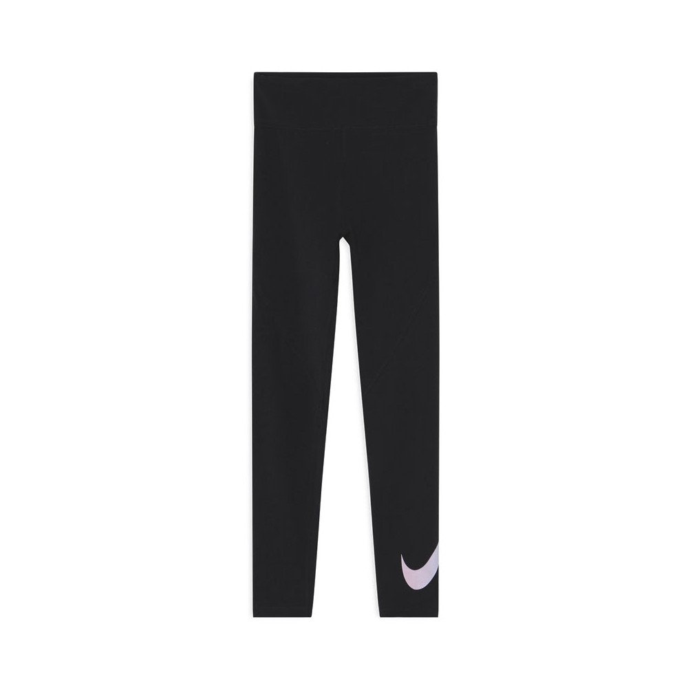Image of Nike Leggings Swoosh Nero Ragazza XS