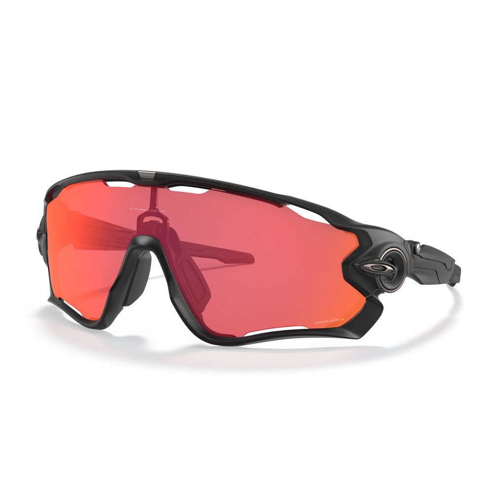 Oakley Occhiali Jawbreaker Nero Rosso Unisex TU