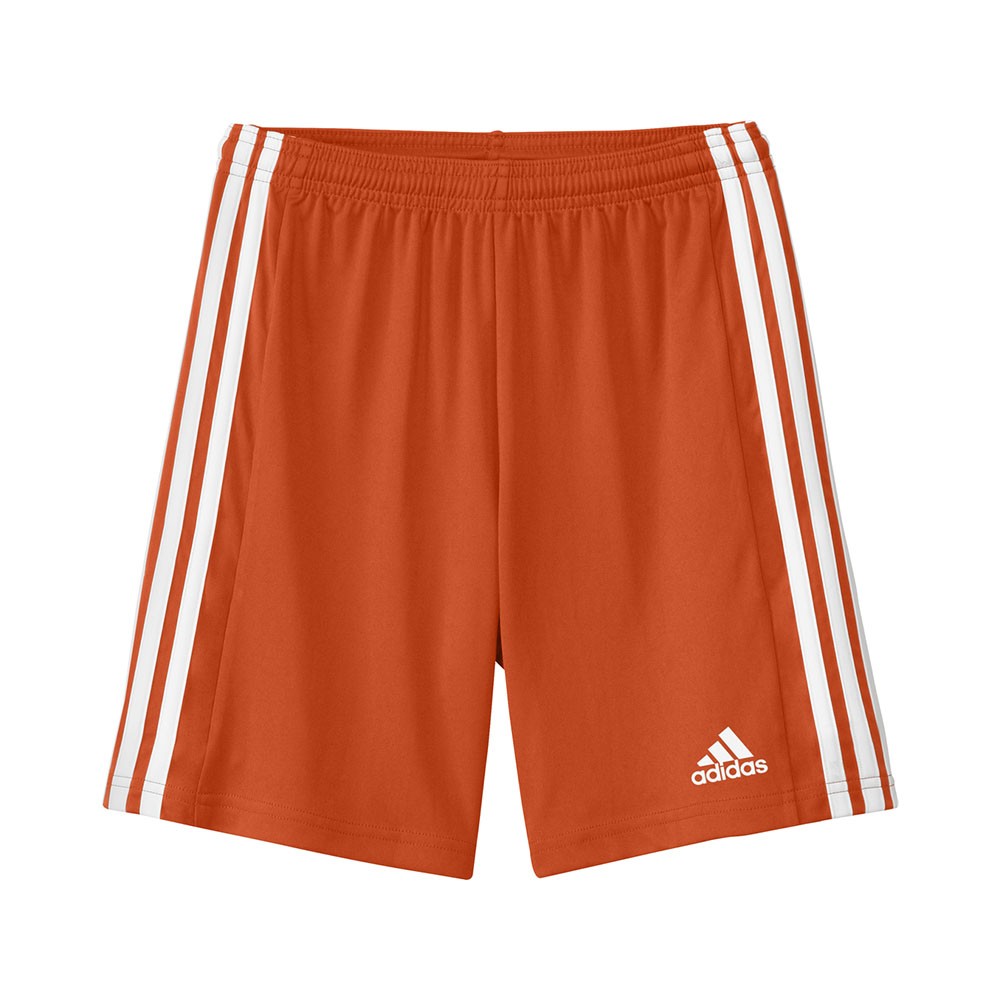 Adidas pantaloncini calcio squadra 21 arancio bianco bambino 5-6 anni