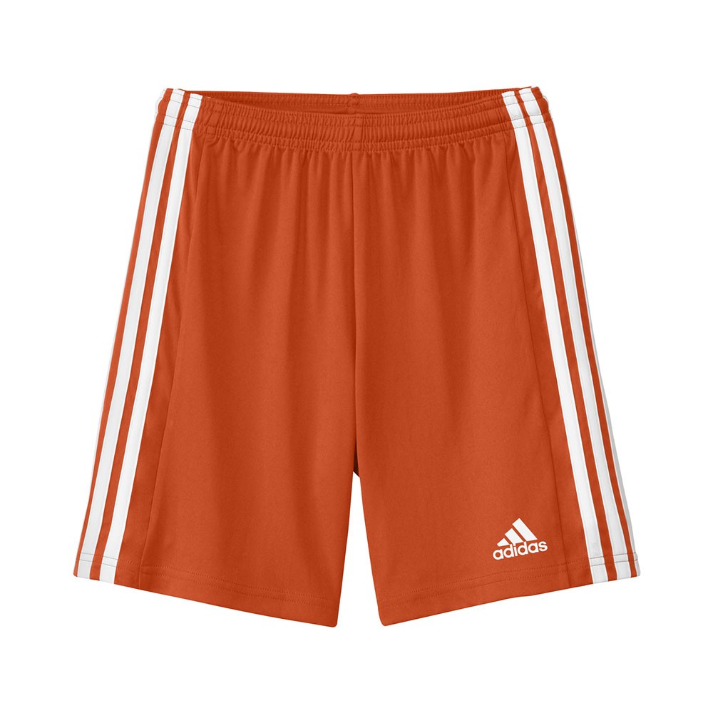 ADIDAS Pantaloncini Calcio Squadra 21 Arancio Bianco Bambino 9-10 Anni