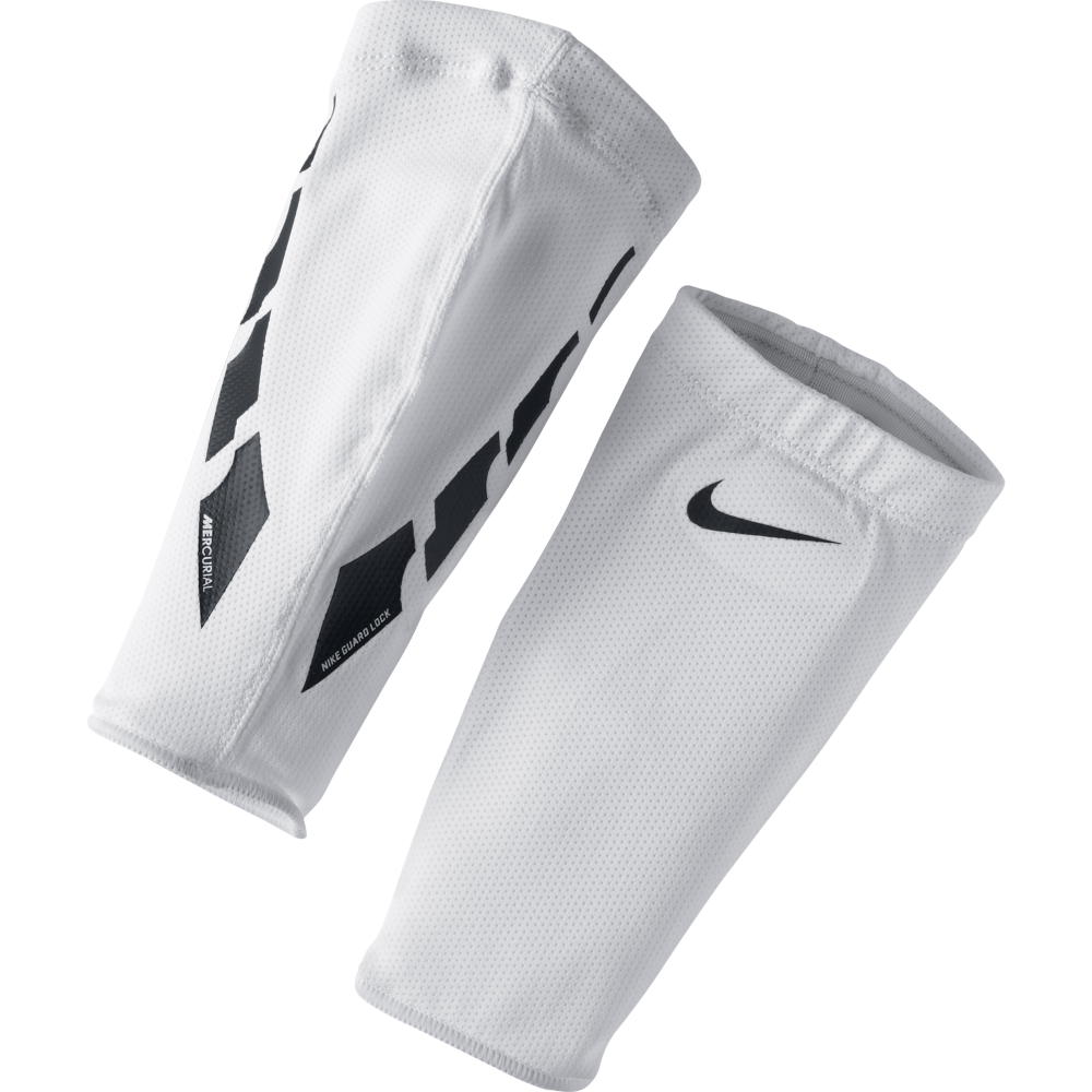 Nike Manicotti Parastinchi Calcio Elite Bianco Nero Uomo L