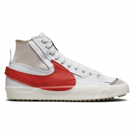 Nike Blazer Mid 77 Jumbo Bianco Rosso - Sneakers Uomo