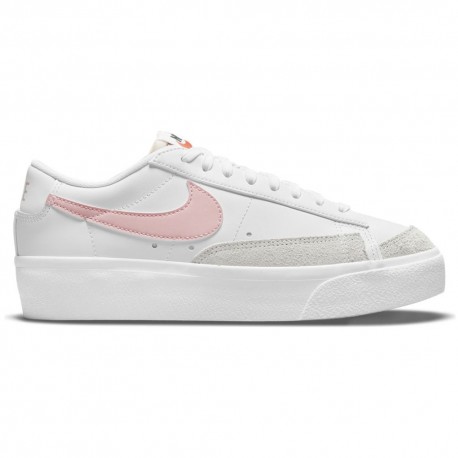 Nike Blazer Low Platform Bianco Rosa - Sneakers Donna