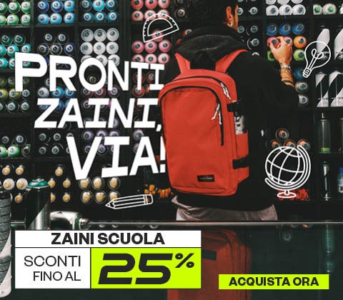 Offerte Zaini - Back to school - tutto dal 25% di sconto
