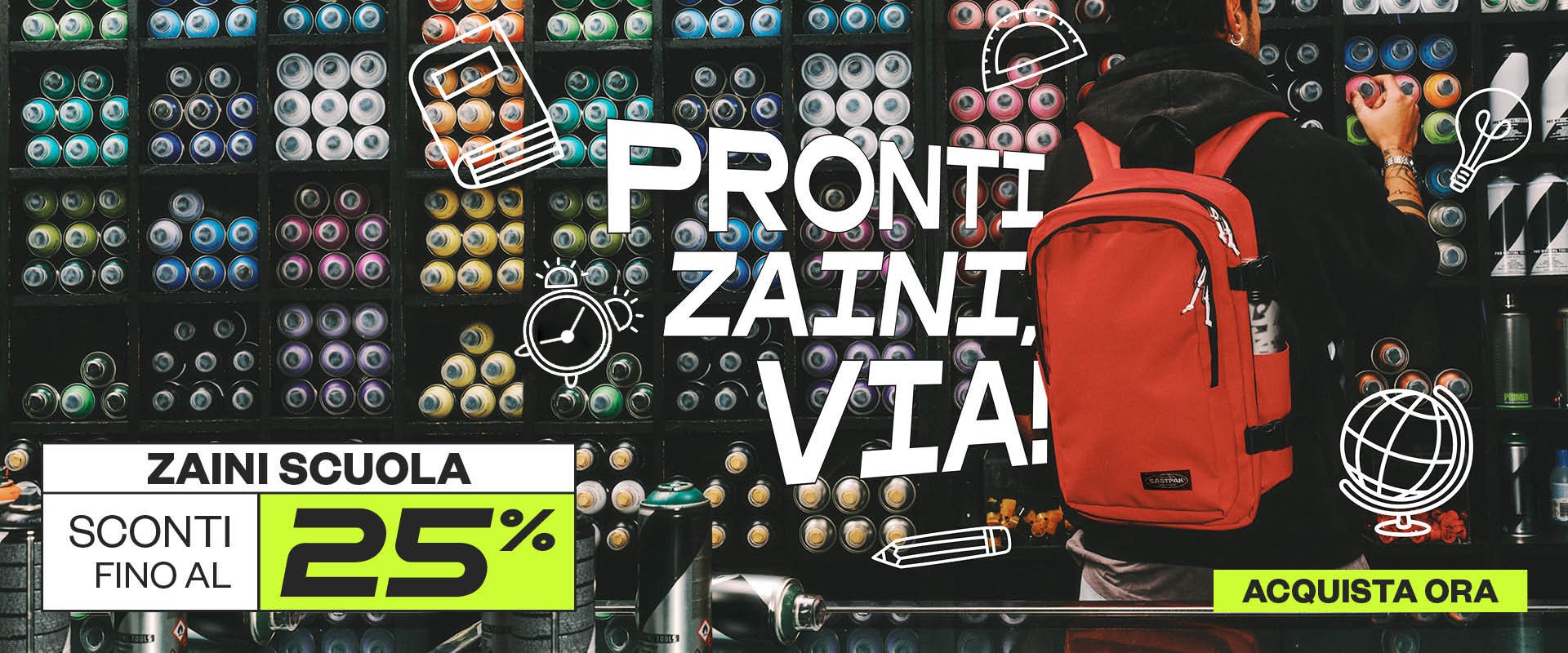 Offerte Zaini - Back to school - tutto dal 25% di sconto